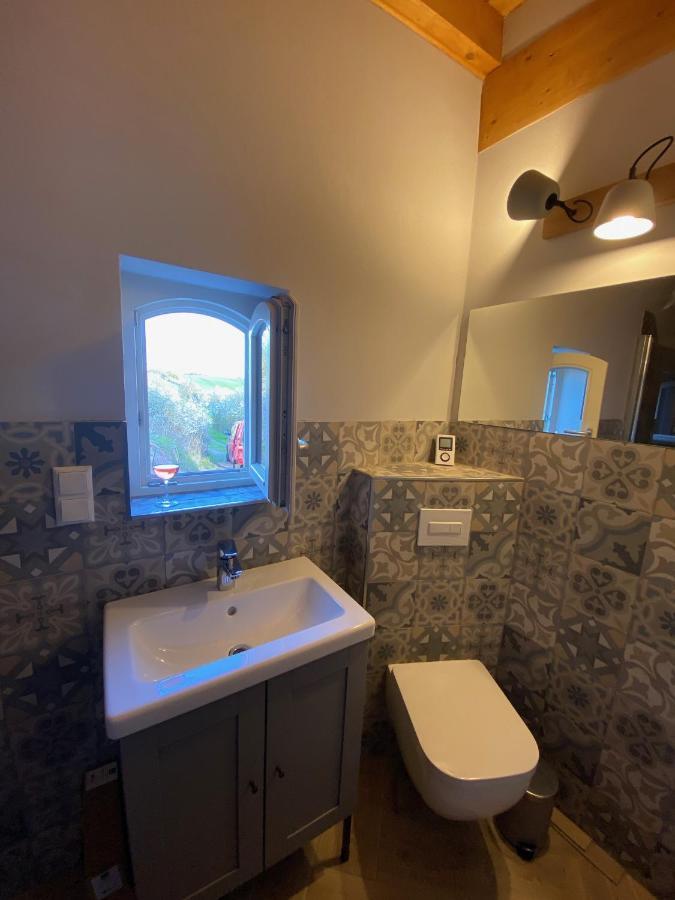 Weinbergshaus Mit Blick Auf'S Wasser Salzatal エクステリア 写真
