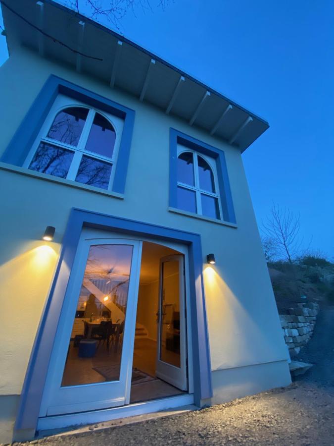 Weinbergshaus Mit Blick Auf'S Wasser Salzatal エクステリア 写真